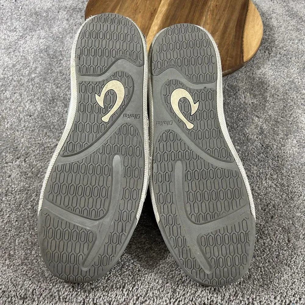 OluKai Nanea Li 10485-PGVP Men’s Size 15 Gray Casual Walking Boat Shoes Used